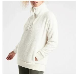 Athleta Talus Sherpa Half Zip - XS